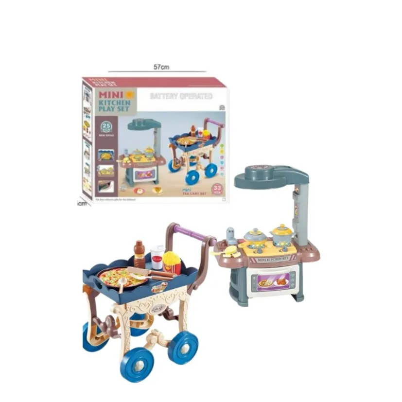 Kitchen And Tea Cart Set
