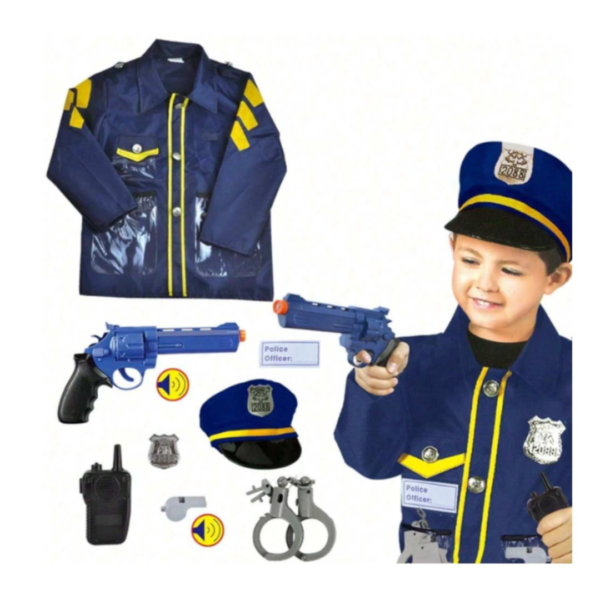 Police Officer Costume With Accessories