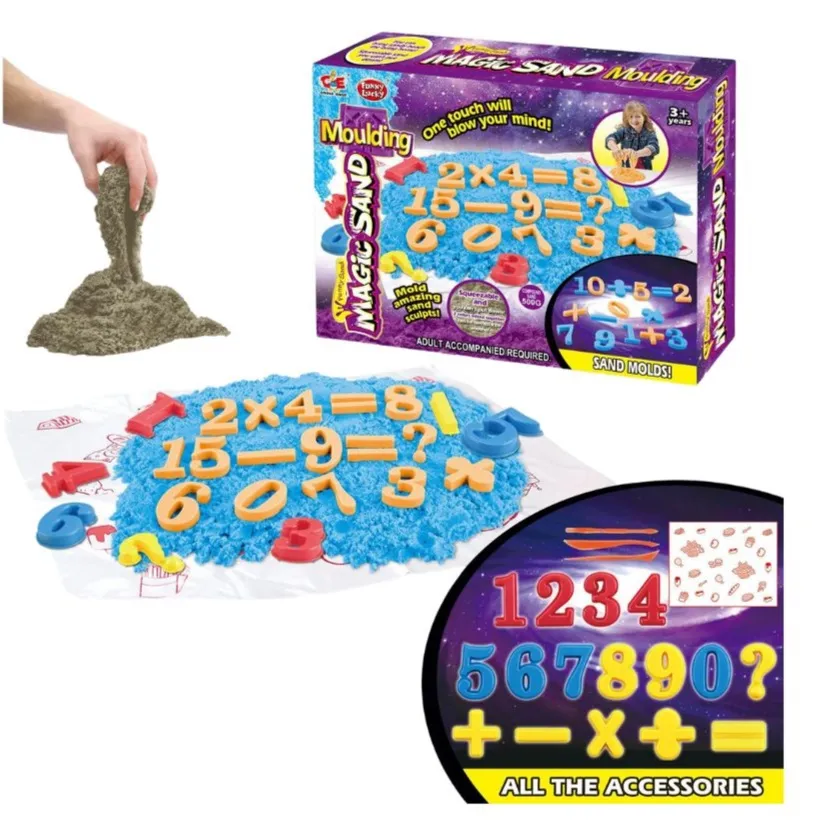 Magic sand with accessories