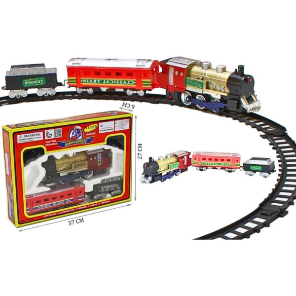 Union Express Train Set for Kids, 12 Pieces