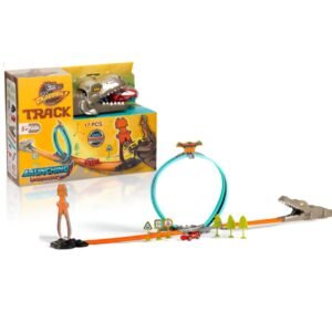 Dinosaur speed car track