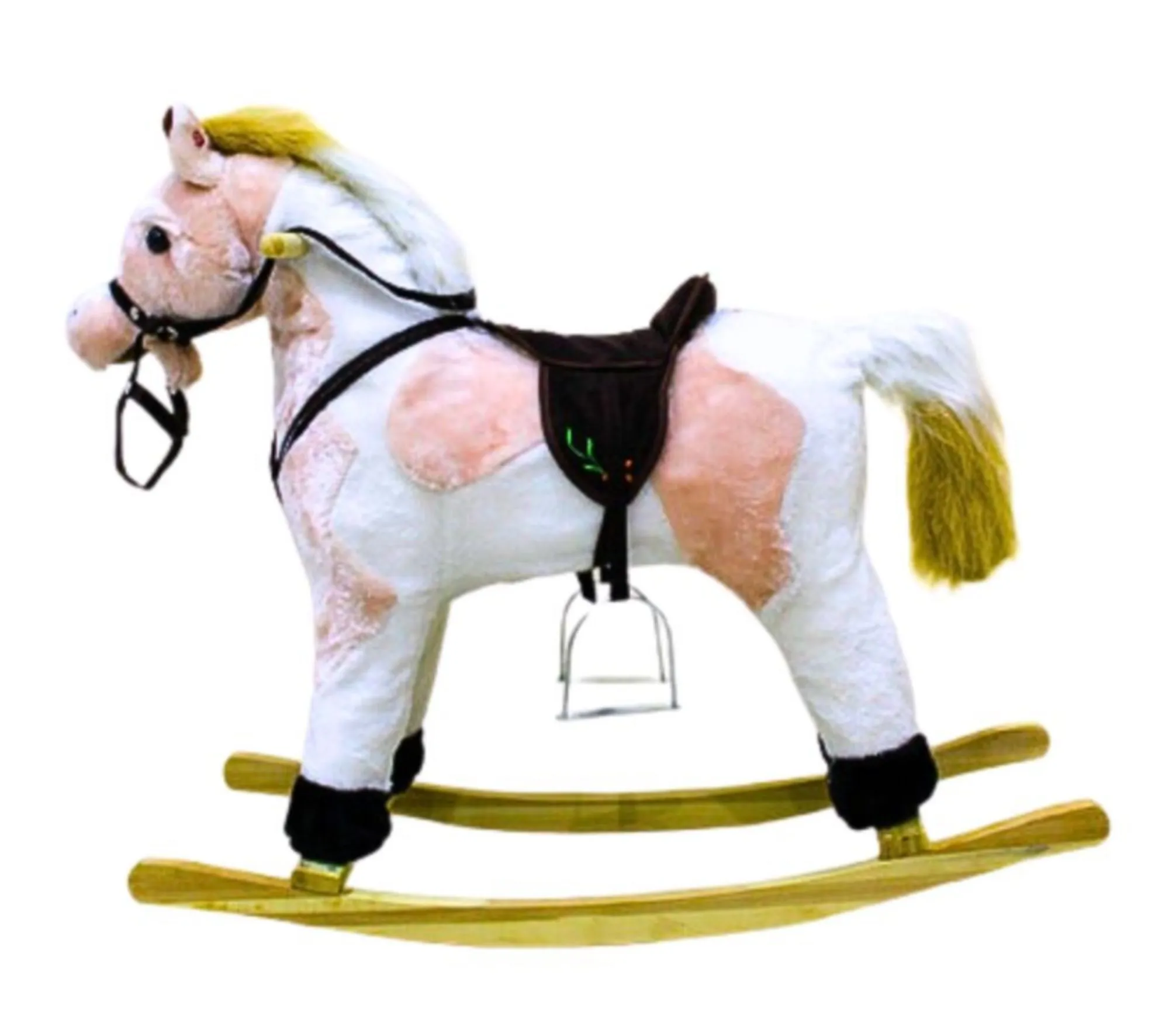 Rocking Horse Children Kid Ride On - Gold