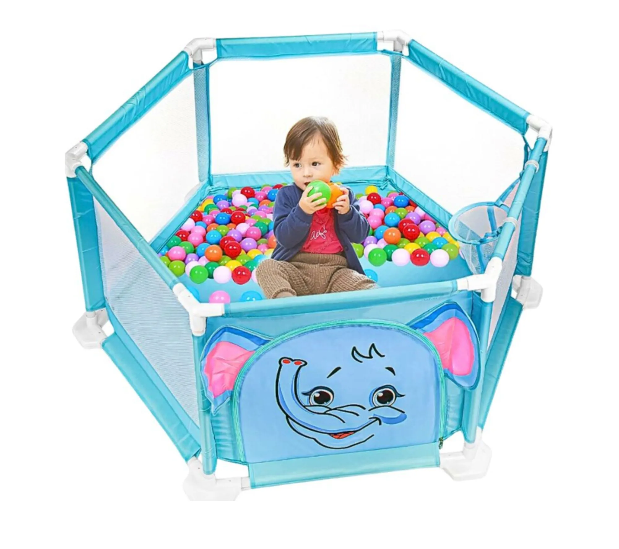 Child Safe Play Yard With Balls