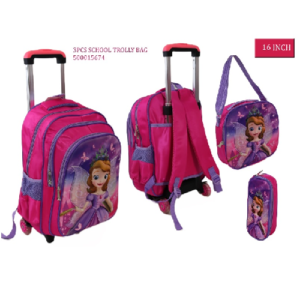 Princes school trolly bag - 3PCS