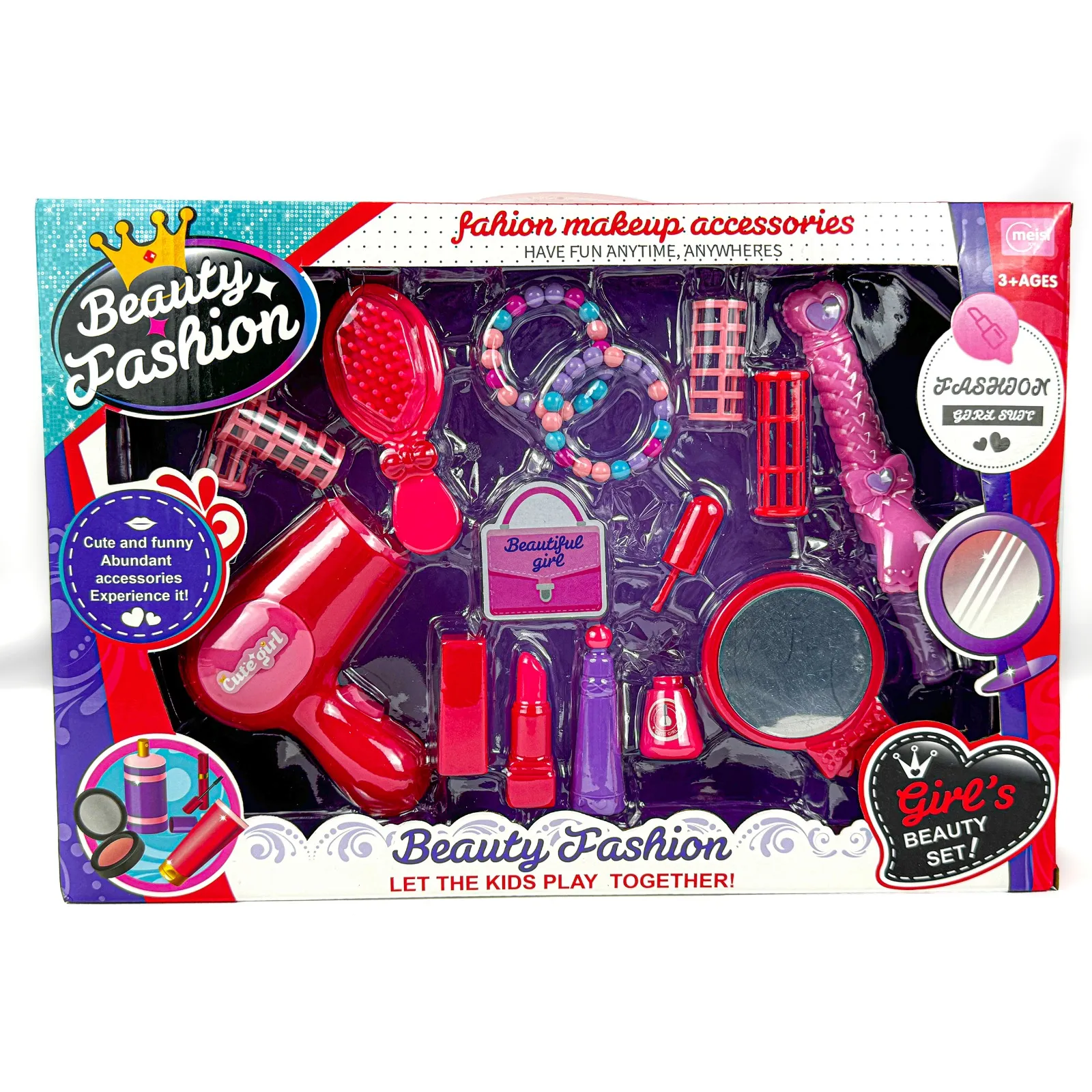Beauty makeup & accessories set