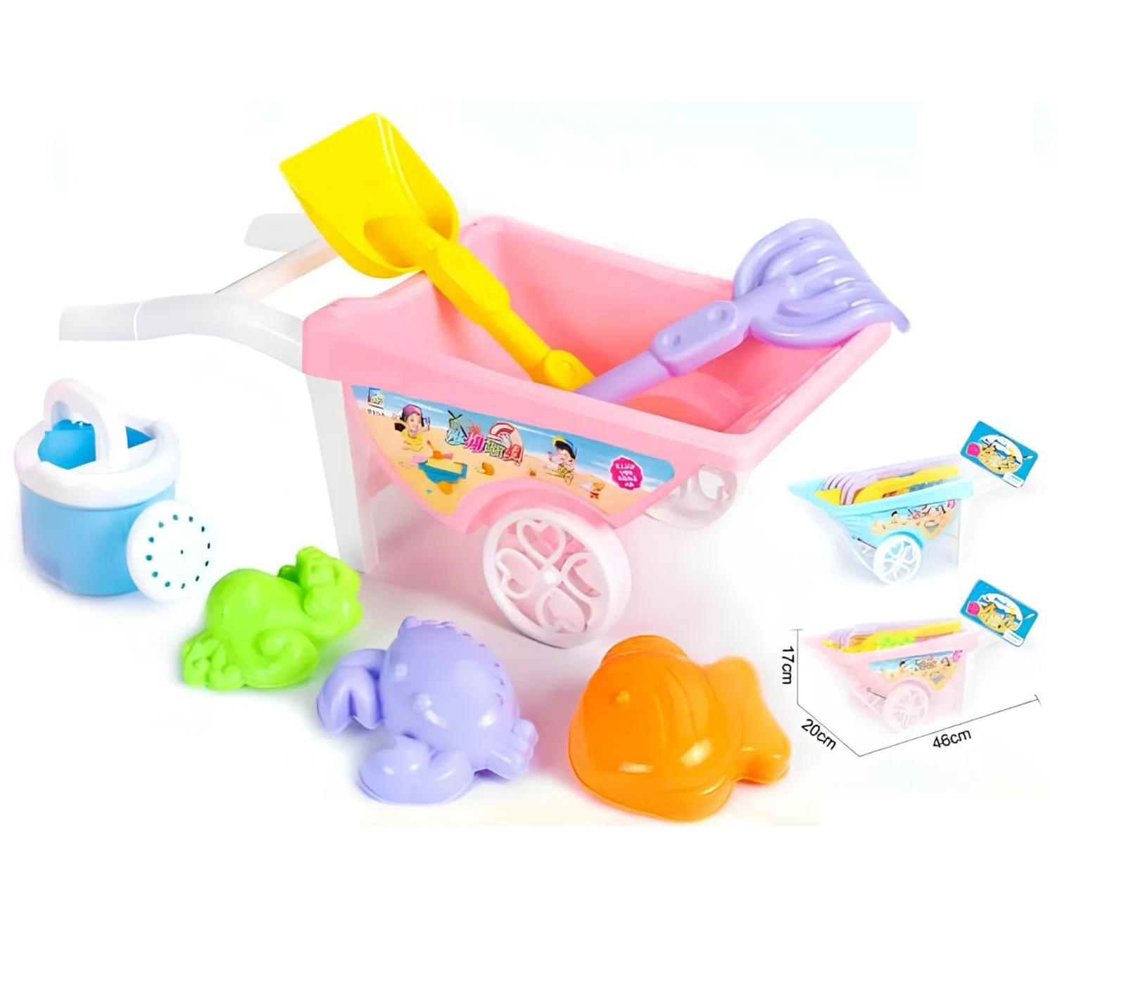 Beach Trolley and Toys Set - Image 2