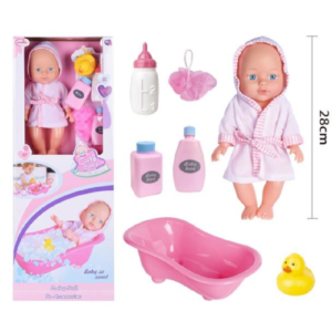 Cute Baby doll bath