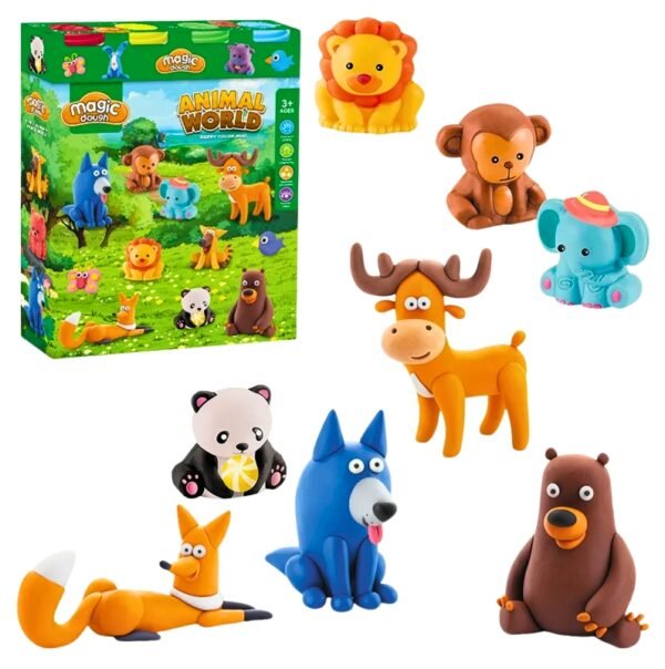 Educational Animal Modeling Clay Set