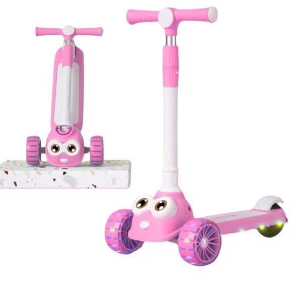 Three-Wheel Scooter pink