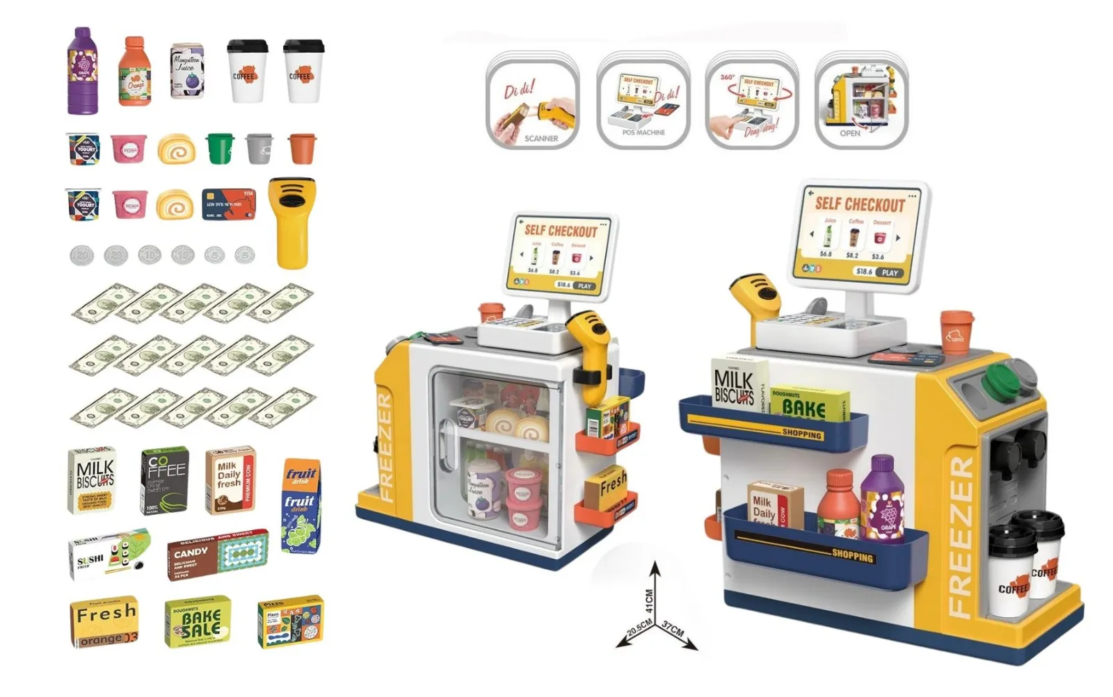 Mini Super Market – 46 pcs