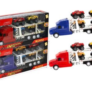 Toy Truck & Car Transport Set