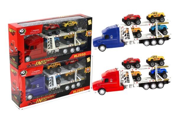 Toy Truck & Car Transport Set