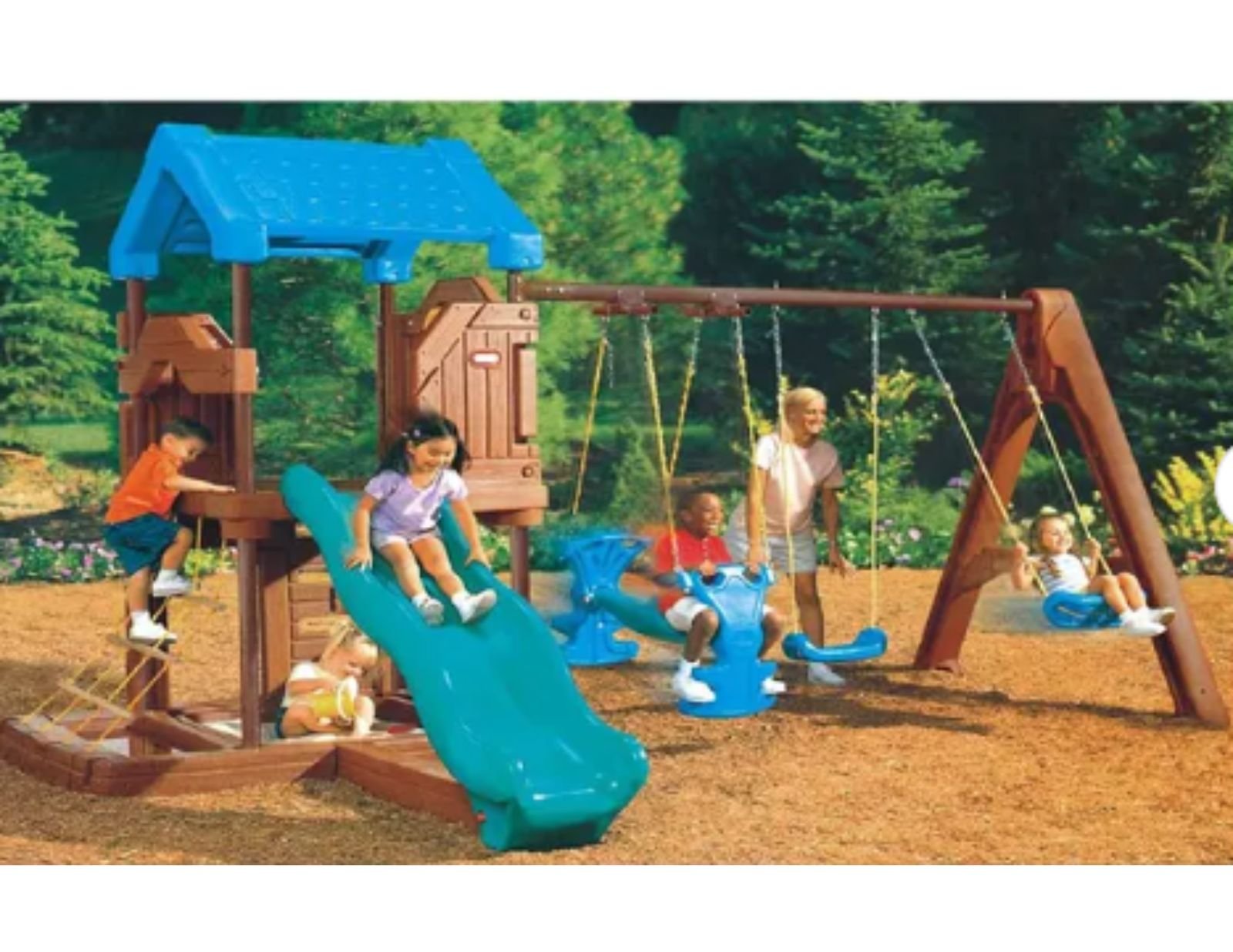 Happy Trails Play Zone مراجيح المرح للأطفال