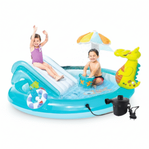 Play shower swimming pool with air pump