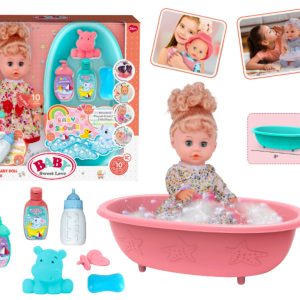 Baby Doll Bath Playset