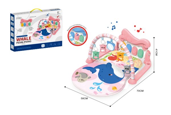 Whale Piano Baby Play Mat