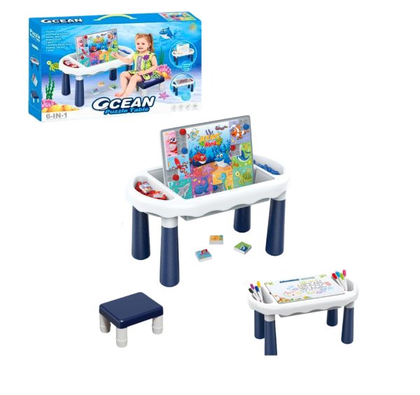 Ocean Puzzle Table