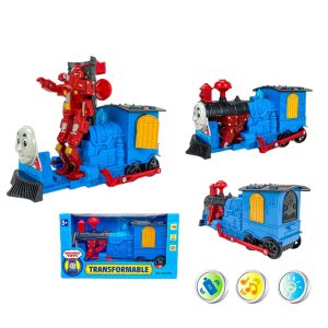 2 in 1 Transformable Train Robot