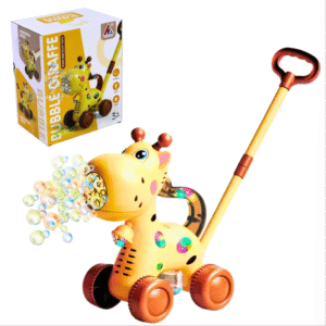 Bubble Giraffe hand Push Toy
