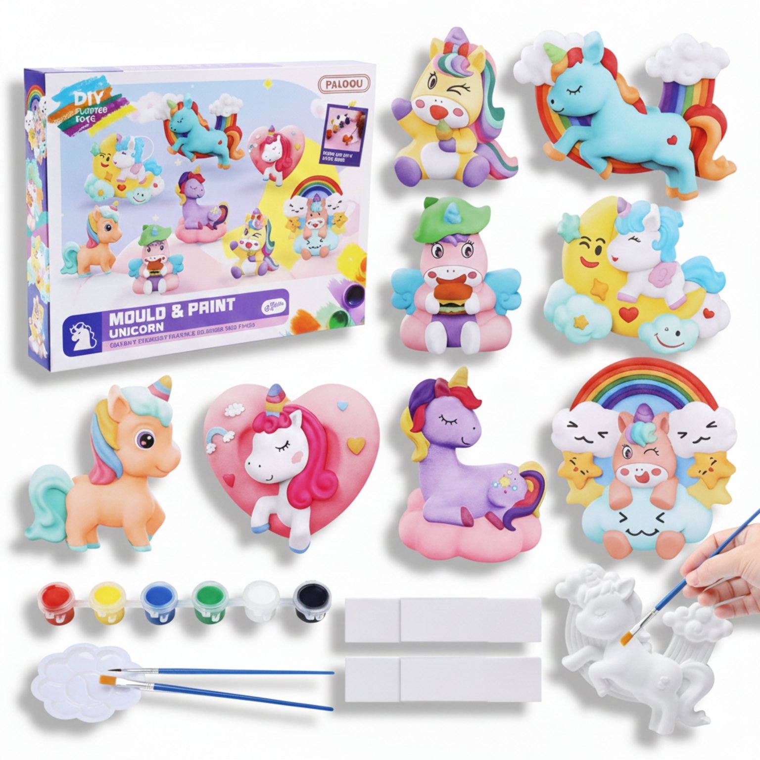 Unicorn Plaster Painting