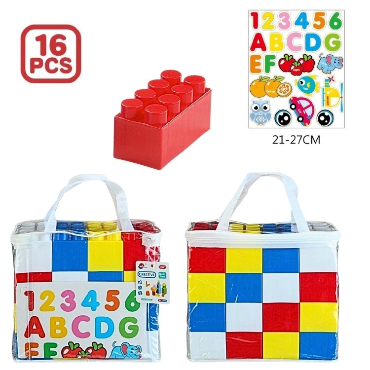 Educational Building Blocks – 16 Pcs