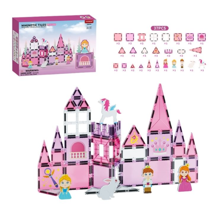 Princess Magnetic Blocks 37pcs