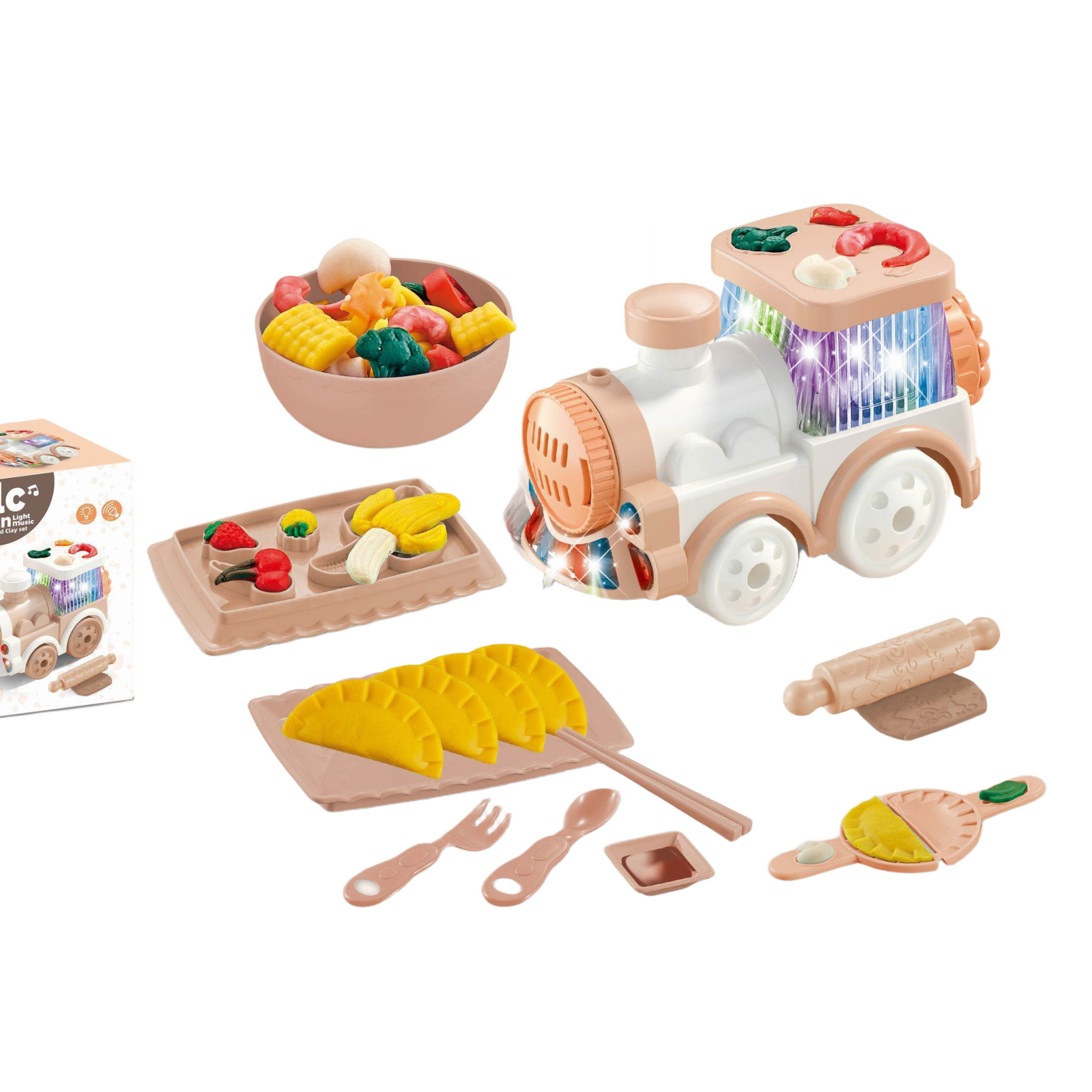 Children education color clay