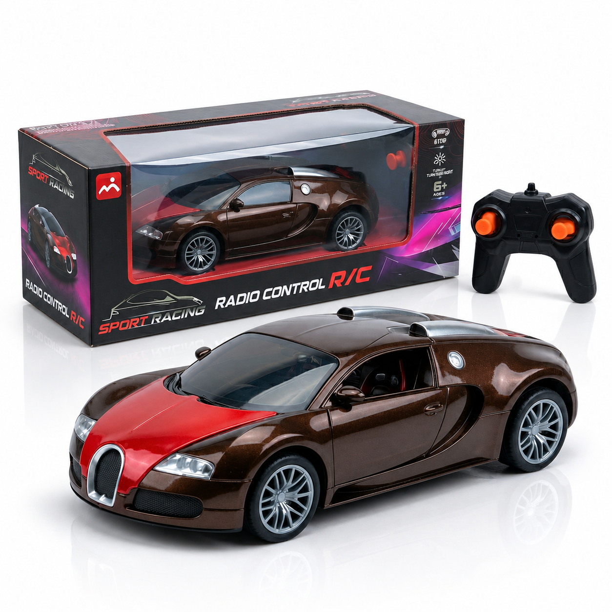 Bugatti Style RC Car 1:18 - Image 2