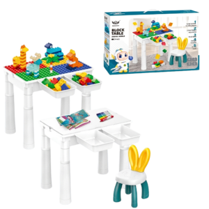 مكتب وكرسي الأطفال (4 في 1) متعدد الاستخدامات | 4-in-1 multi-functional desk and chair