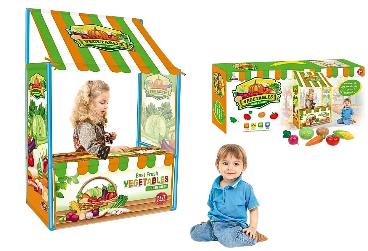 Kids’ Vegetable Market Playhouse