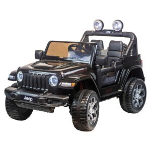 Jeep Wrangler Rubicon Ride-On Car 12V – Black