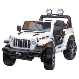 Jeep Wrangler Rubicon Ride-On Car 12V – White