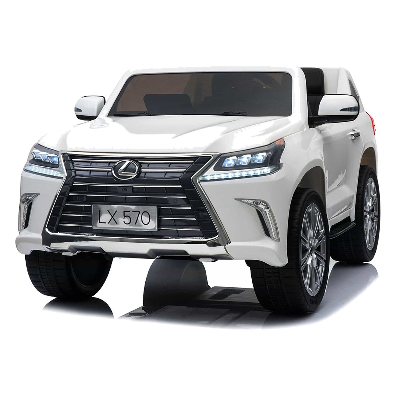 لكزس LX570 12 فولت - أبيض | Lexus LX570 12V – White