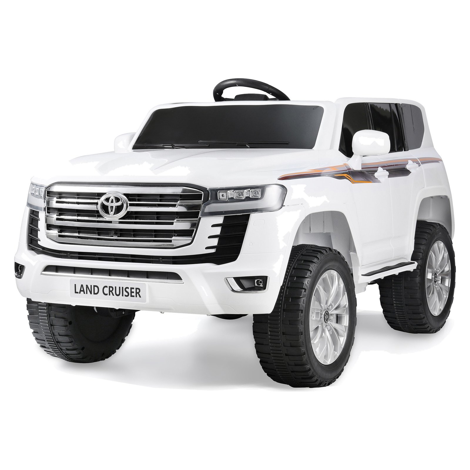 Toyota Land Cruiser 2024 Ride-On Car 12V – White