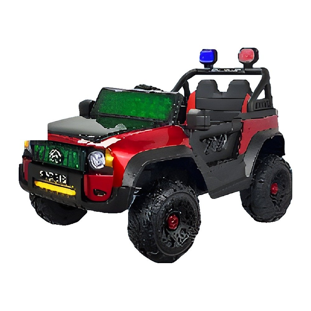 جيب تويوتا بإضاءة LED | Toyota Ride-On Jeep – 12V (2–7 Years)